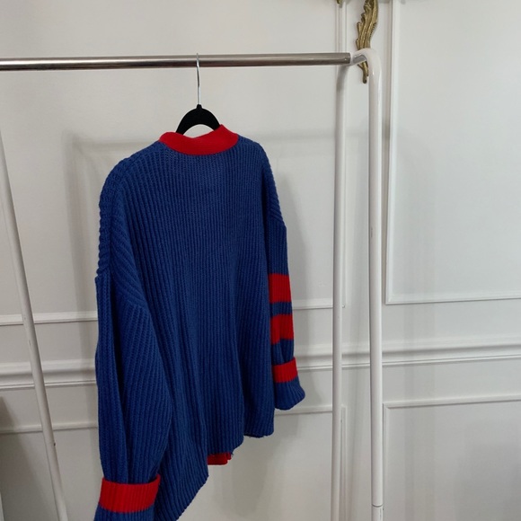 Retro Varsity Inspired Sweater - Picture 3 of 3